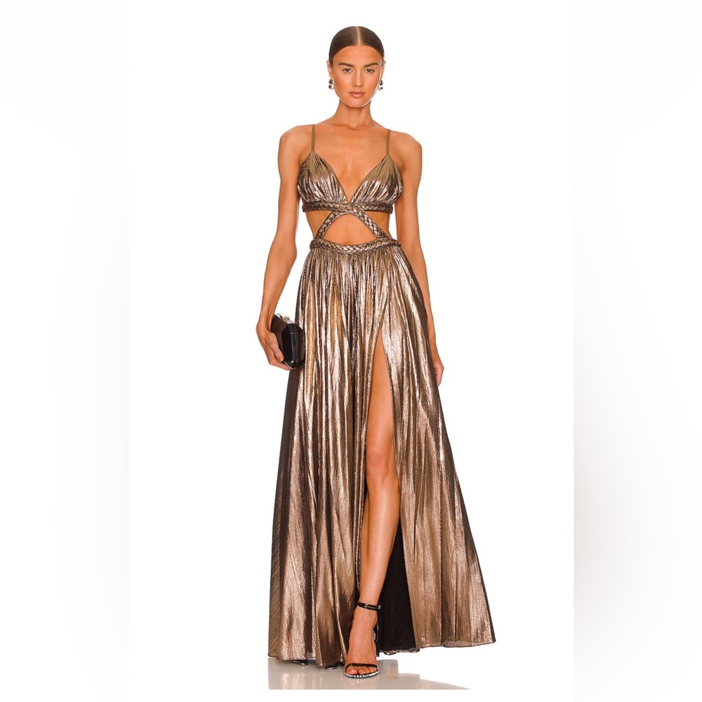 Retrofête JETT DRESS Cutout Gown NEW with tags L